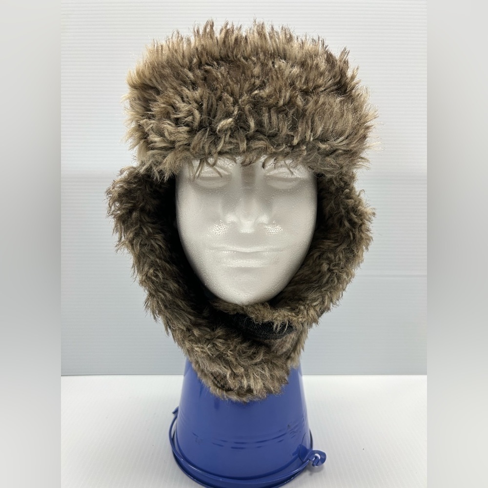 Woolrich Hunting Winter Trapper Hat Ear Covering Faux Fur SZ‎ M Plaid